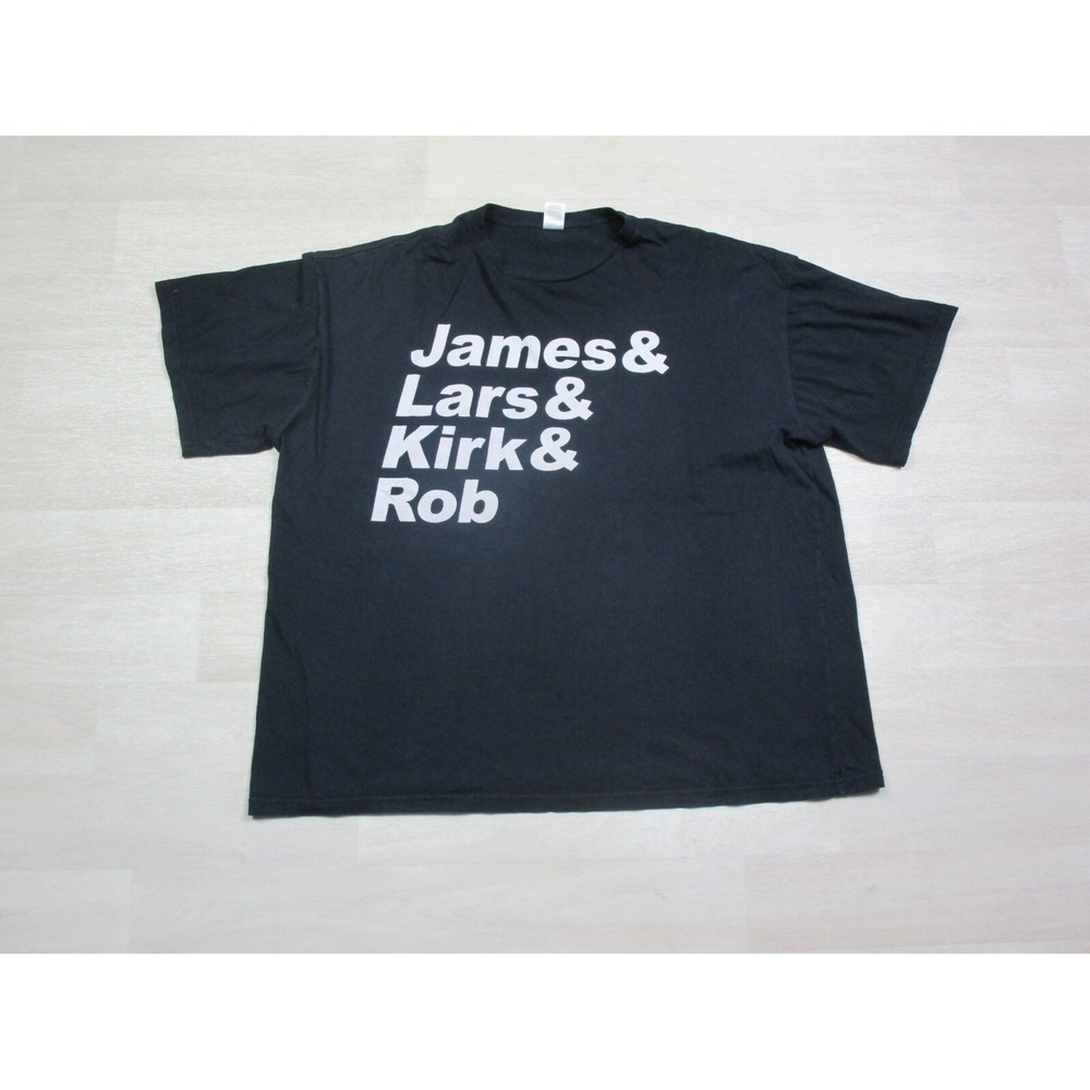Vintage METALLICA Band Members T‎ Shirt (2XL) James & Lars & Kirk & Rob Graphic